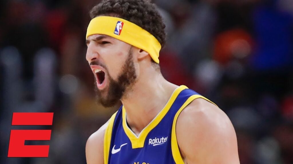 klay thompson sets nba record for most 3s in a game 14 drops 52 vs bulls nba highlights