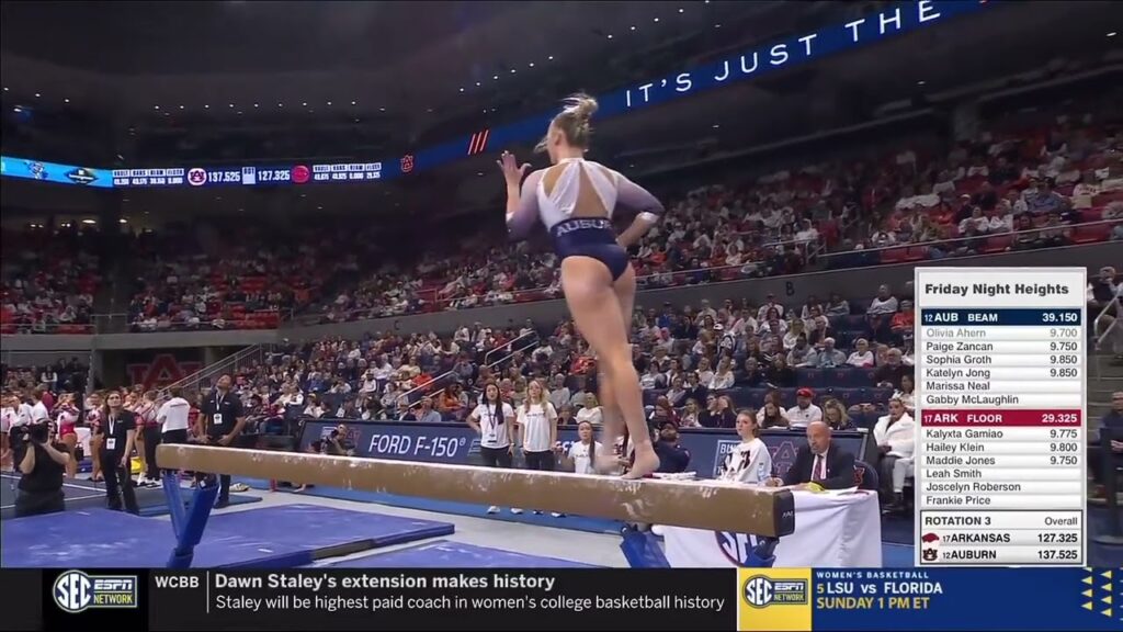 marissa neal 9 925 beam auburn vs arkansas 1 17 25