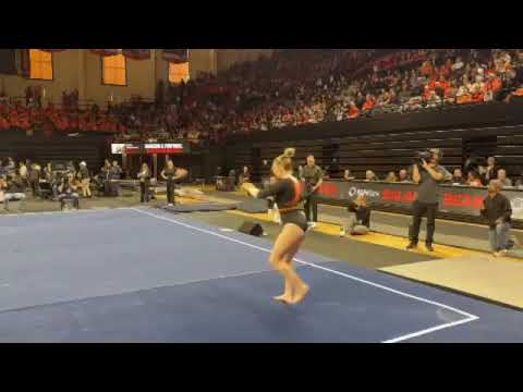 savannah miller oregon state 9 85 floor vs byu 2025 ncaa week 2