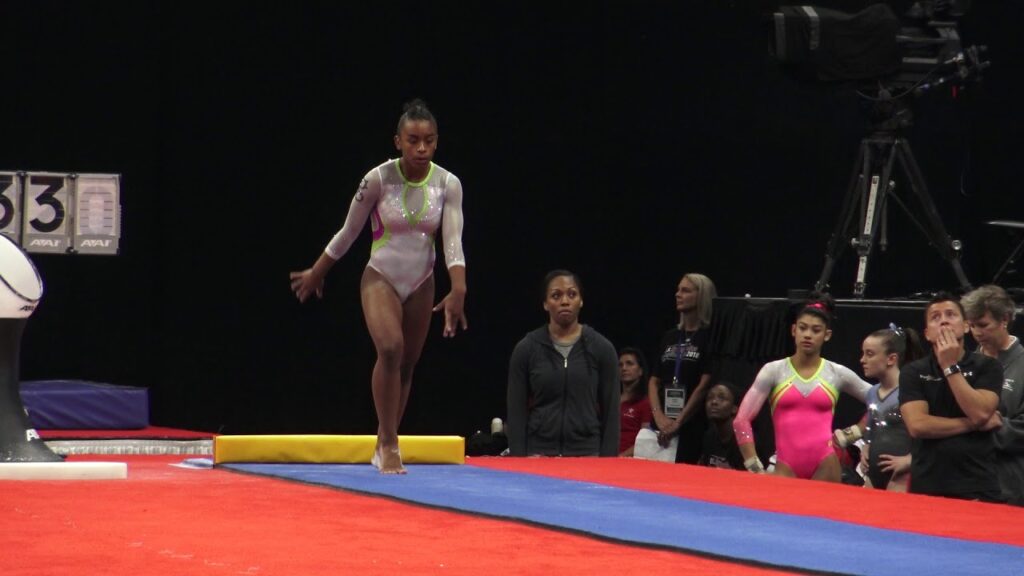 selena harris vault 2018 u s gymnastics championships junior women day 1