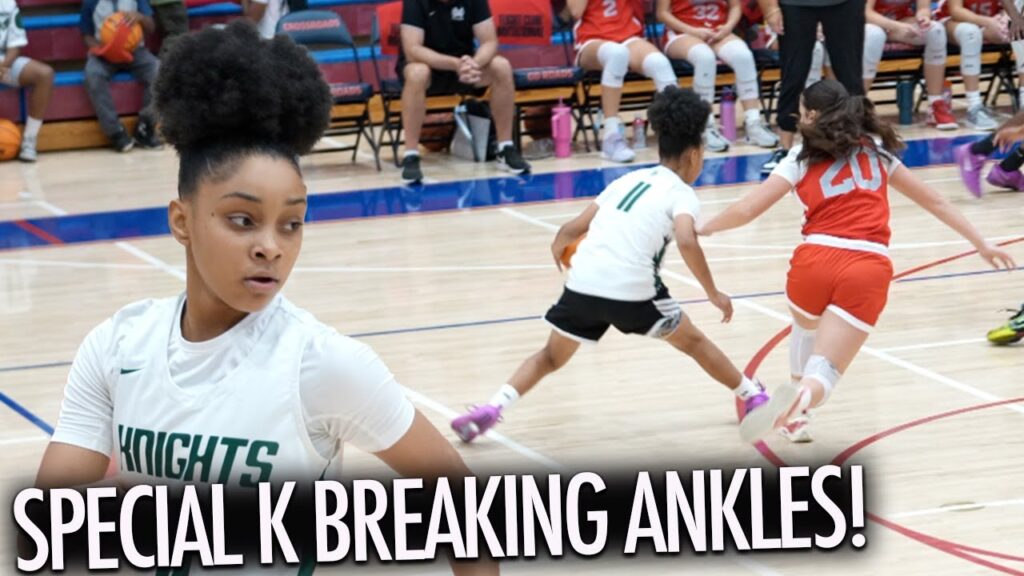 special k breaking ankles in girls basketball showdown vs mater dei