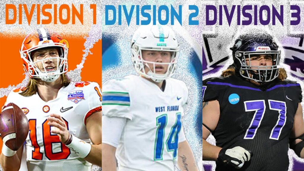 the difference between division 1 division 2 and division 3 1