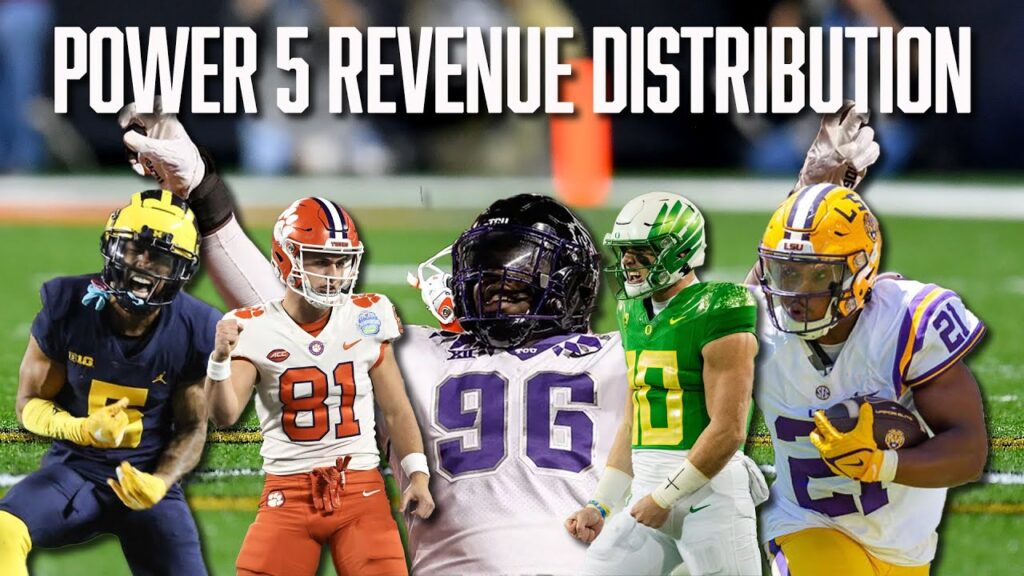 the sec big ten lead revenue distribution per school but what conference is 3rd big 12 acc