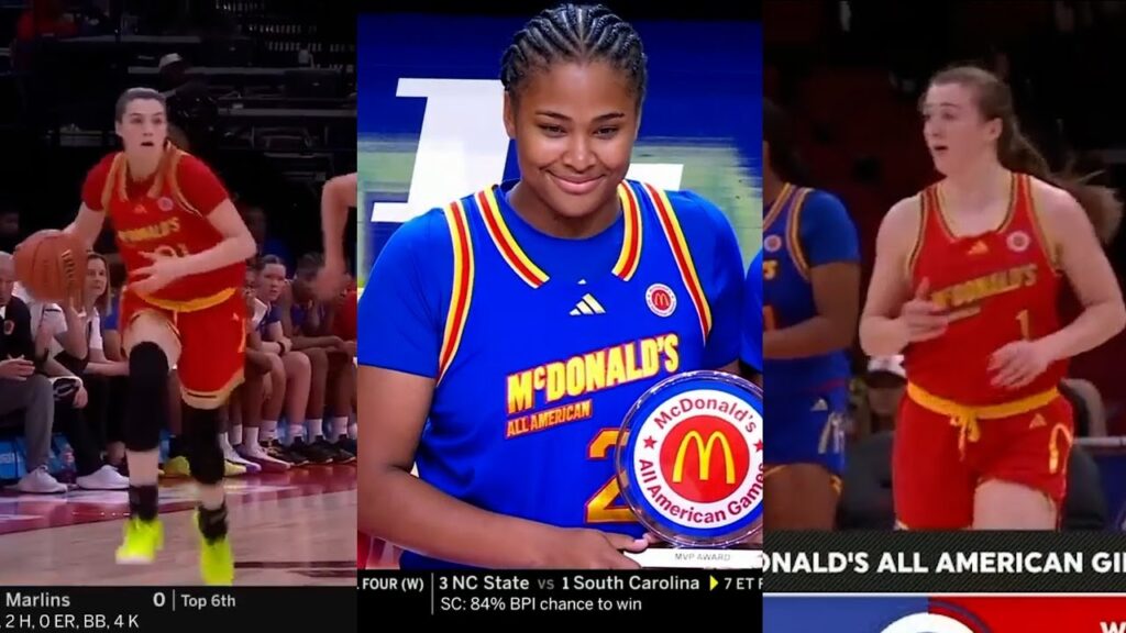 uconn commits sarah strong allie ziebell morgan cheli 2024 mcdonalds all american highlights