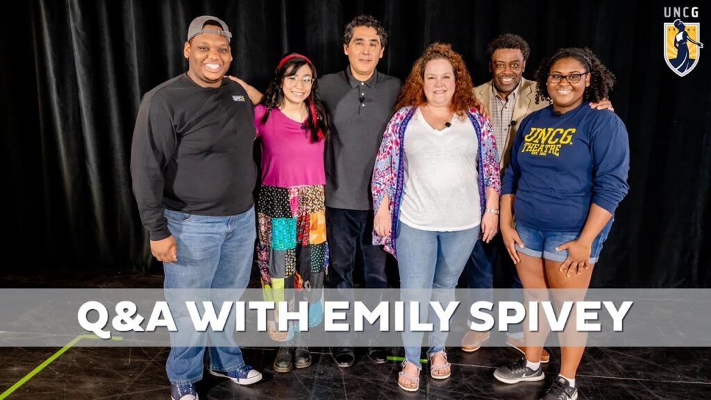 uncg alum and comedy writer emily spivey visits campus