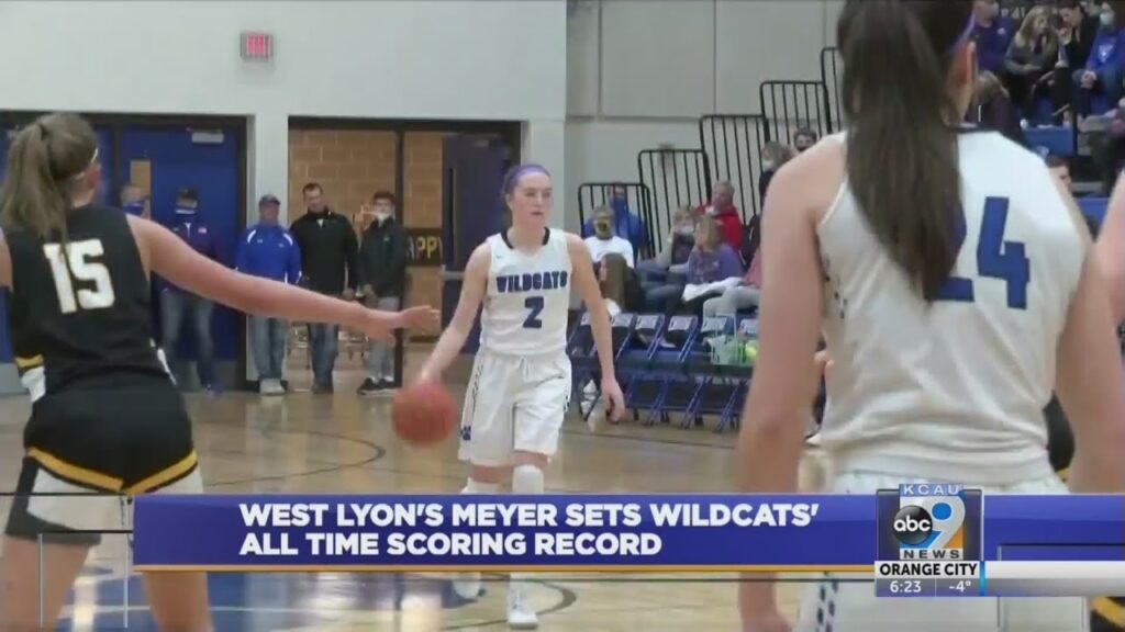 west lyons meyer sets wildcats all time scoring record