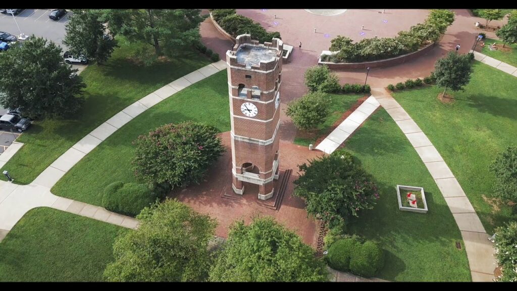 western carolina university from the sky