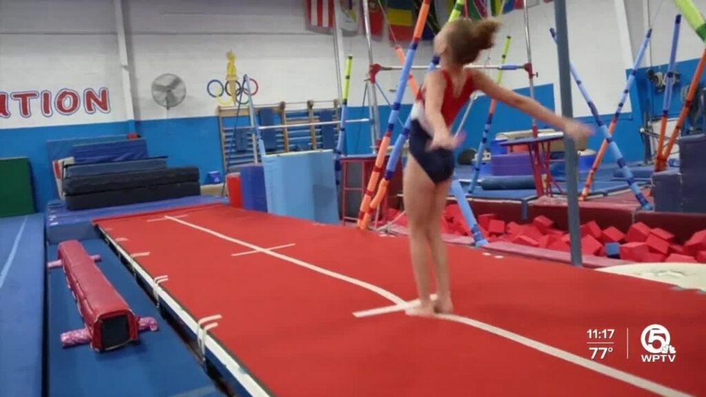 young gymnast balances life and dreams