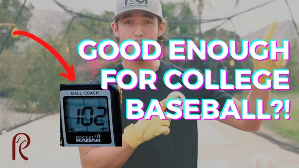 are you good enough for college baseball in 2022 ev sprint velo benchmarks 1