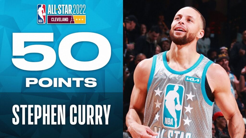 stephen curry nba record 16 threes 50 pts at 2022 nba all star f09f92a6f09f92a6